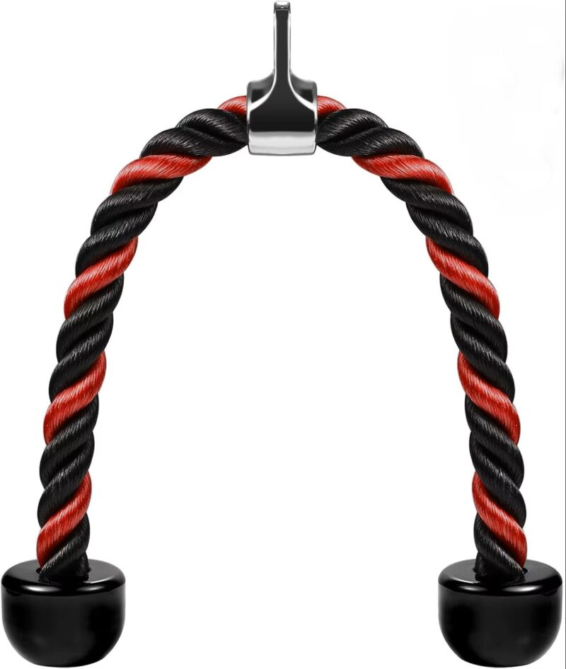 Heavy Duty Nylon Tricep Rope - Red - Afbeelding 4