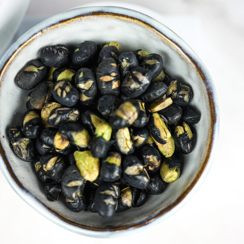 Zwarte Sojabonen Geroosterd & Licht Gezouten ( Black Edamame)