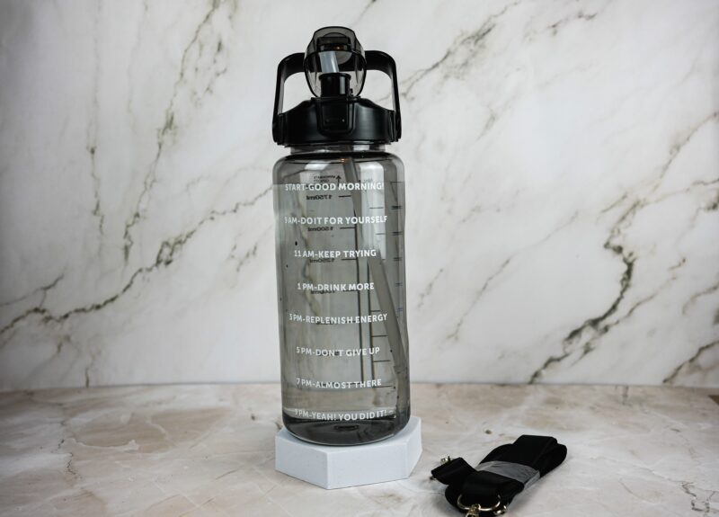 Sleeved Water Bottle - Neoprene Flow™ Black - Afbeelding 2