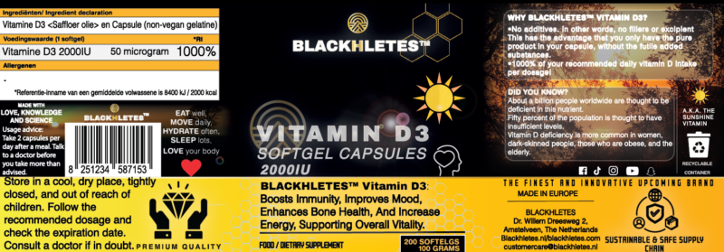 Vitamine D3 - 2000IU - Afbeelding 10
