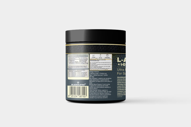 L-Arginine + L-Citrulline - Nitric Oxide Powerhouse - Afbeelding 3